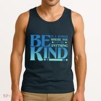 Retro In A World Where You Can Be Anything Be Kind Tank Top thumb 3