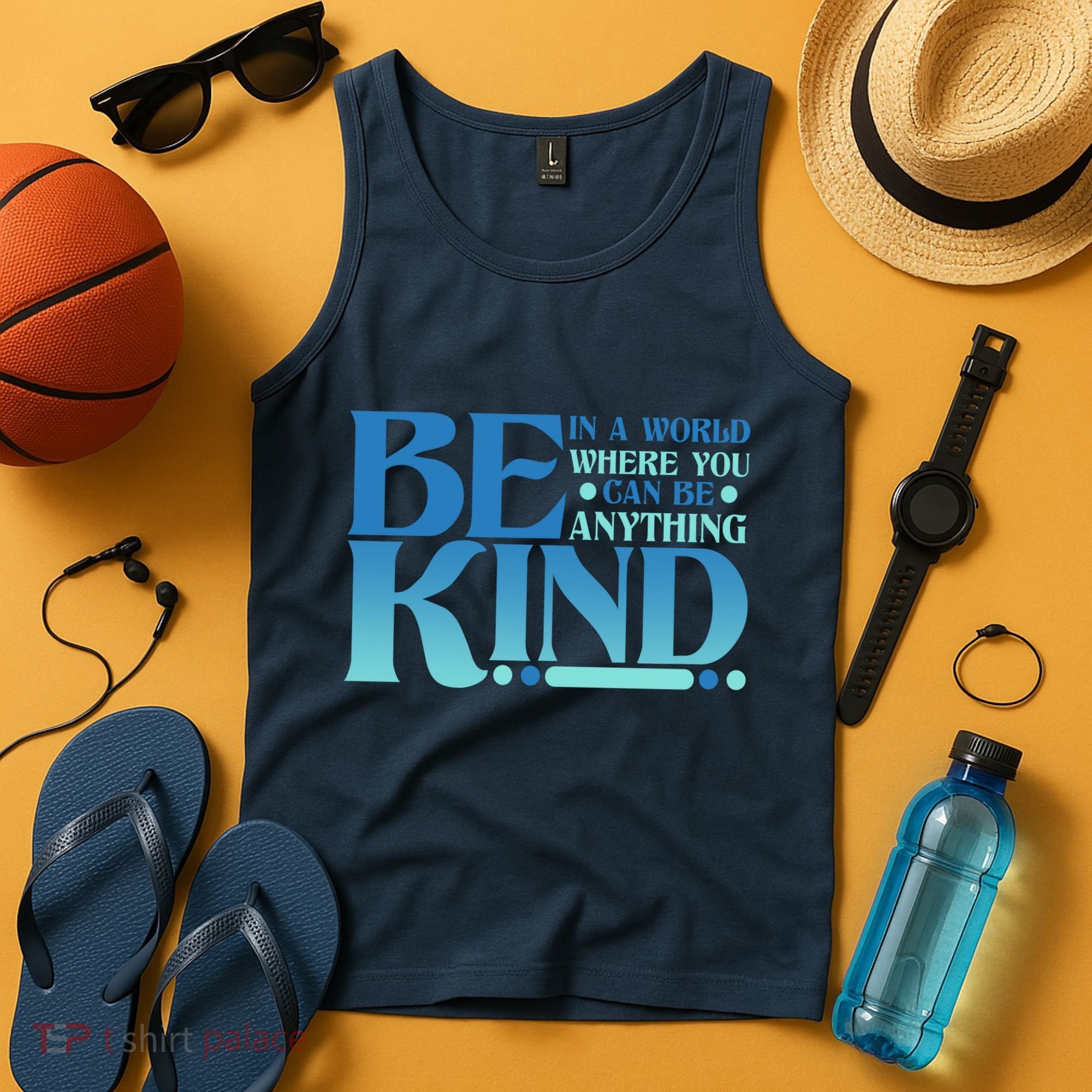 Retro In A World Where You Can Be Anything Be Kind Tank Top