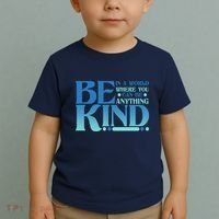 Retro In A World Where You Can Be Anything Be Kind Toddler T-Shirt thumb 2