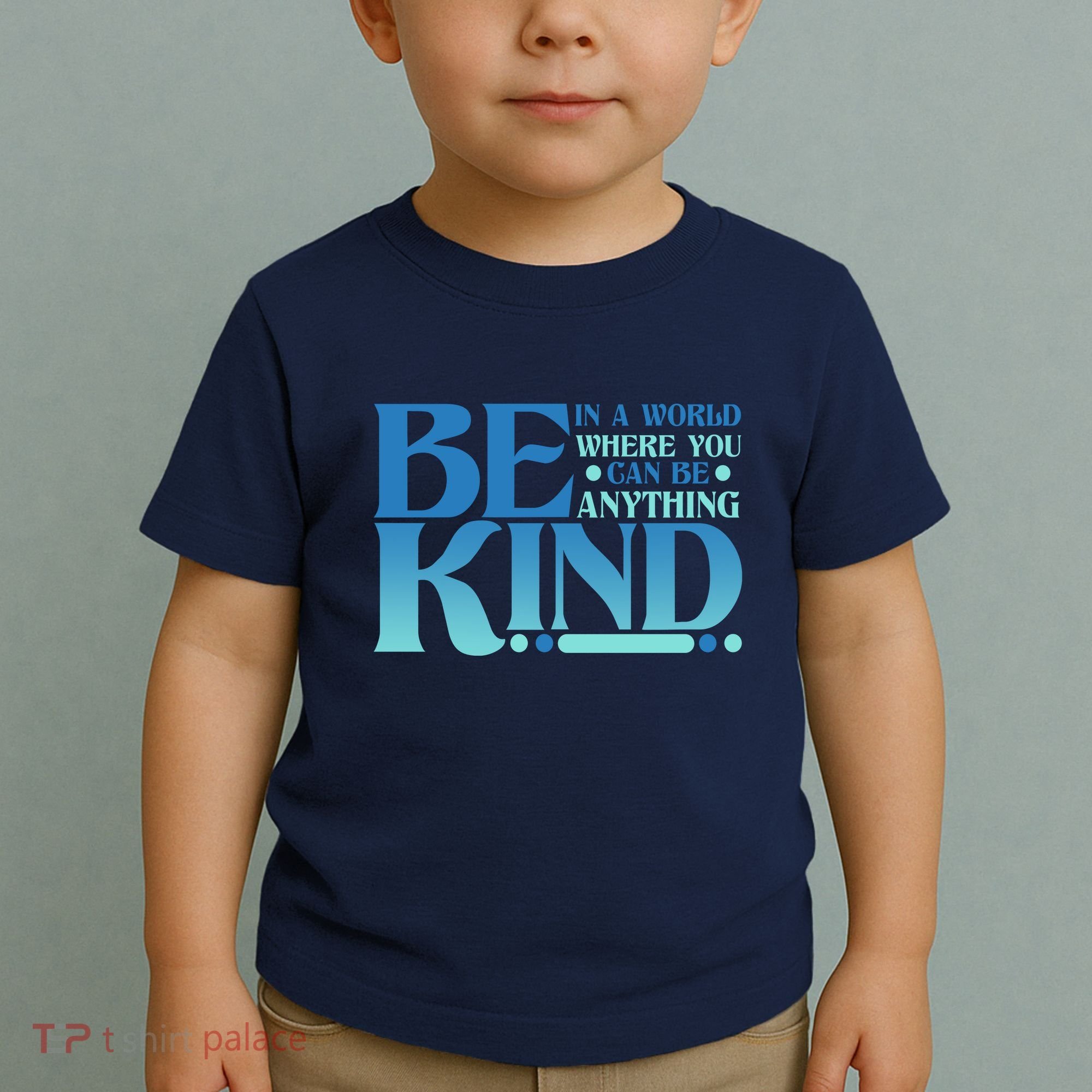 Retro In A World Where You Can Be Anything Be Kind Toddler T-Shirt