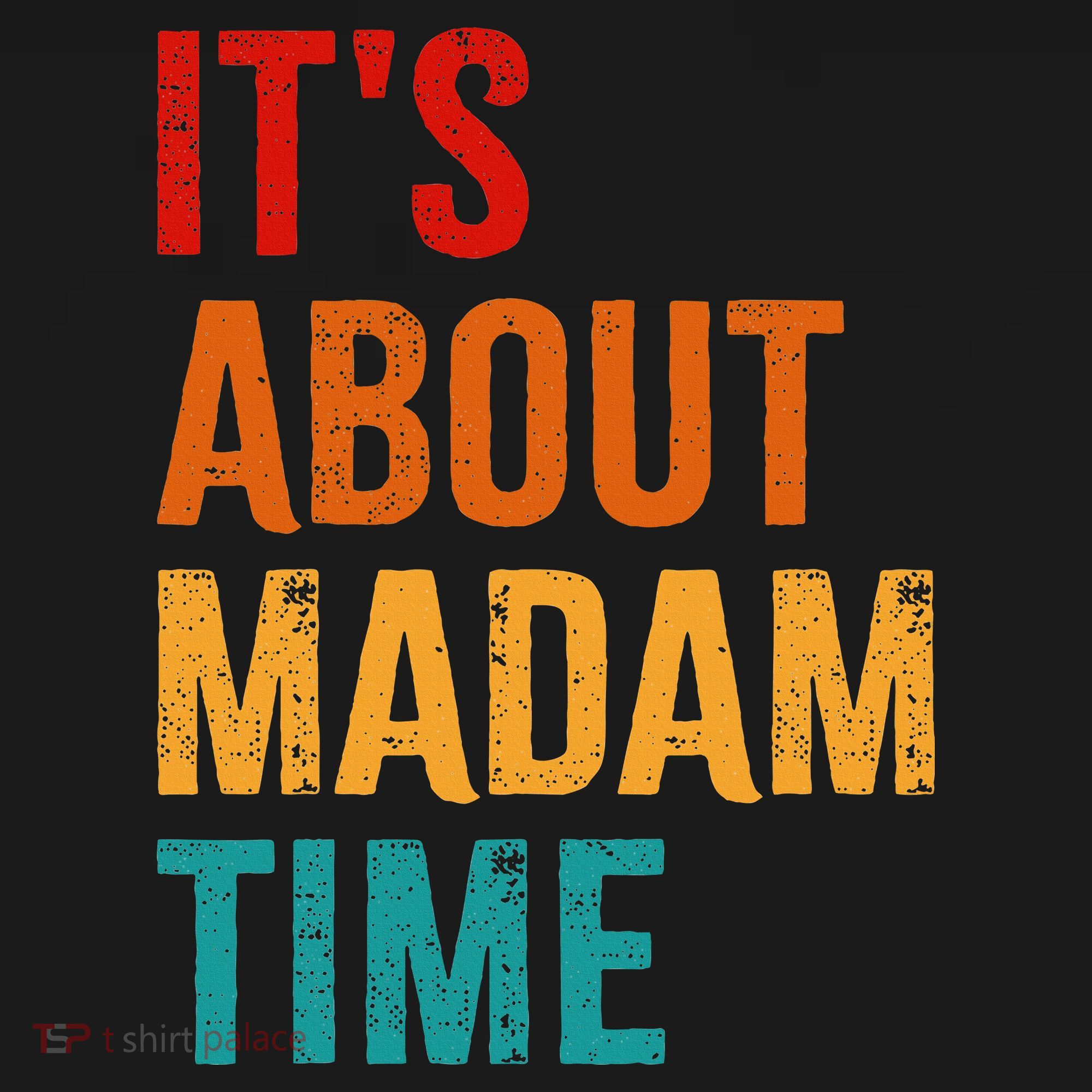 Retro ItS About Madam Time Hoodie