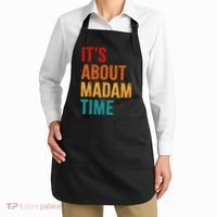 Retro ItS About Madam Time Apron thumb 2