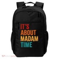 Retro ItS About Madam Time Backpack thumb 0