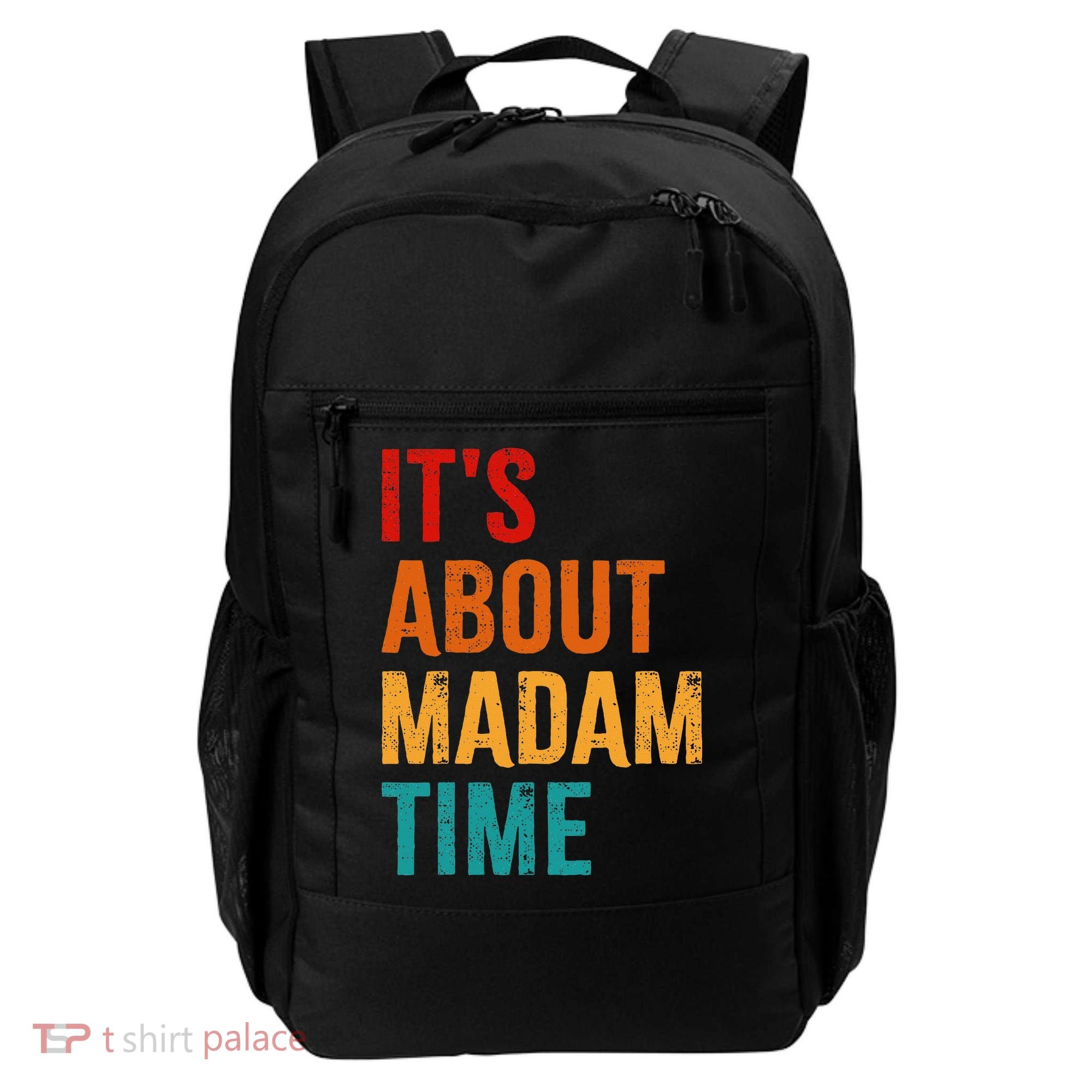 Retro ItS About Madam Time Backpack