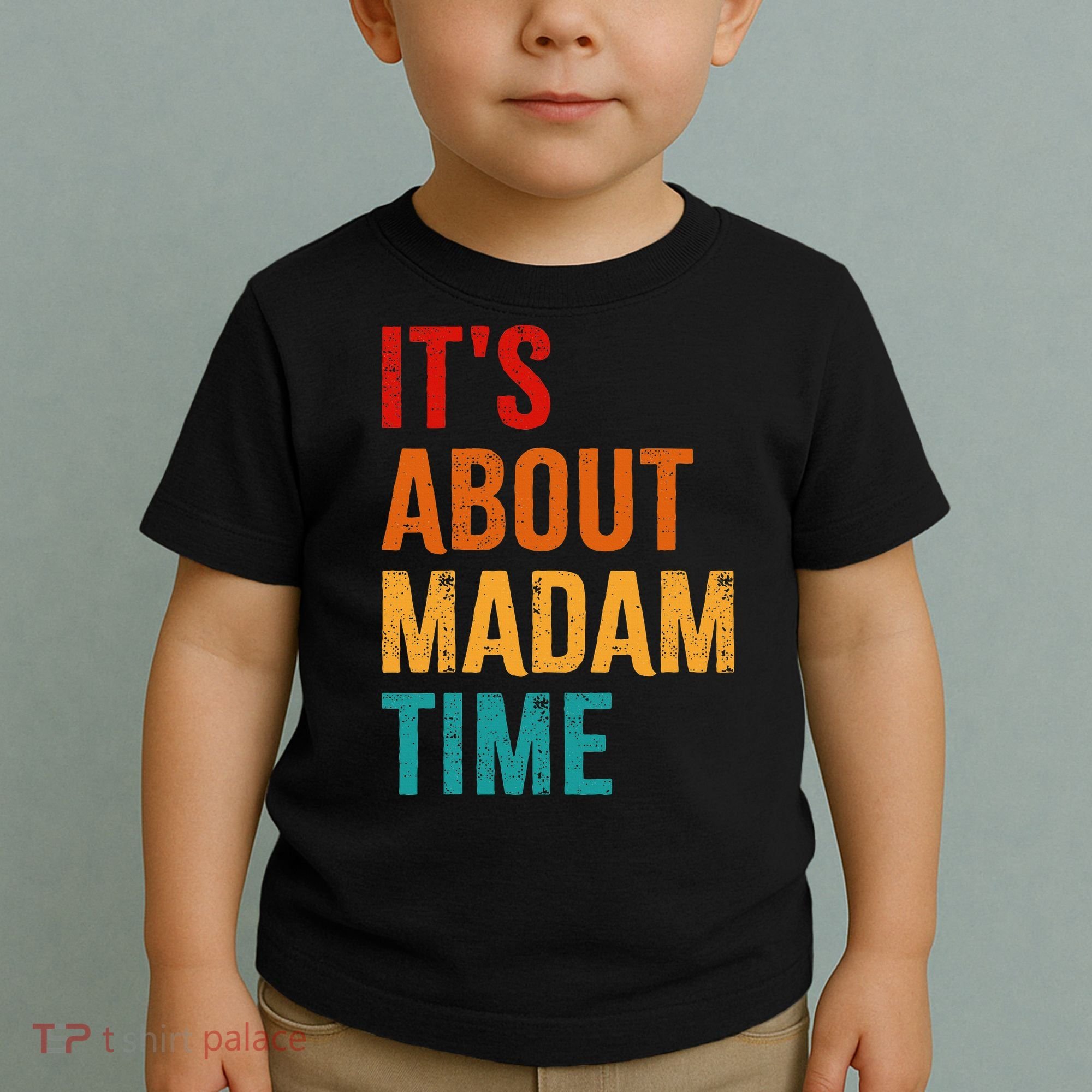 Retro ItS About Madam Time Toddler T-Shirt