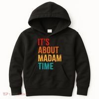 Retro ItS About Madam Time Kids Hoodie thumb 0