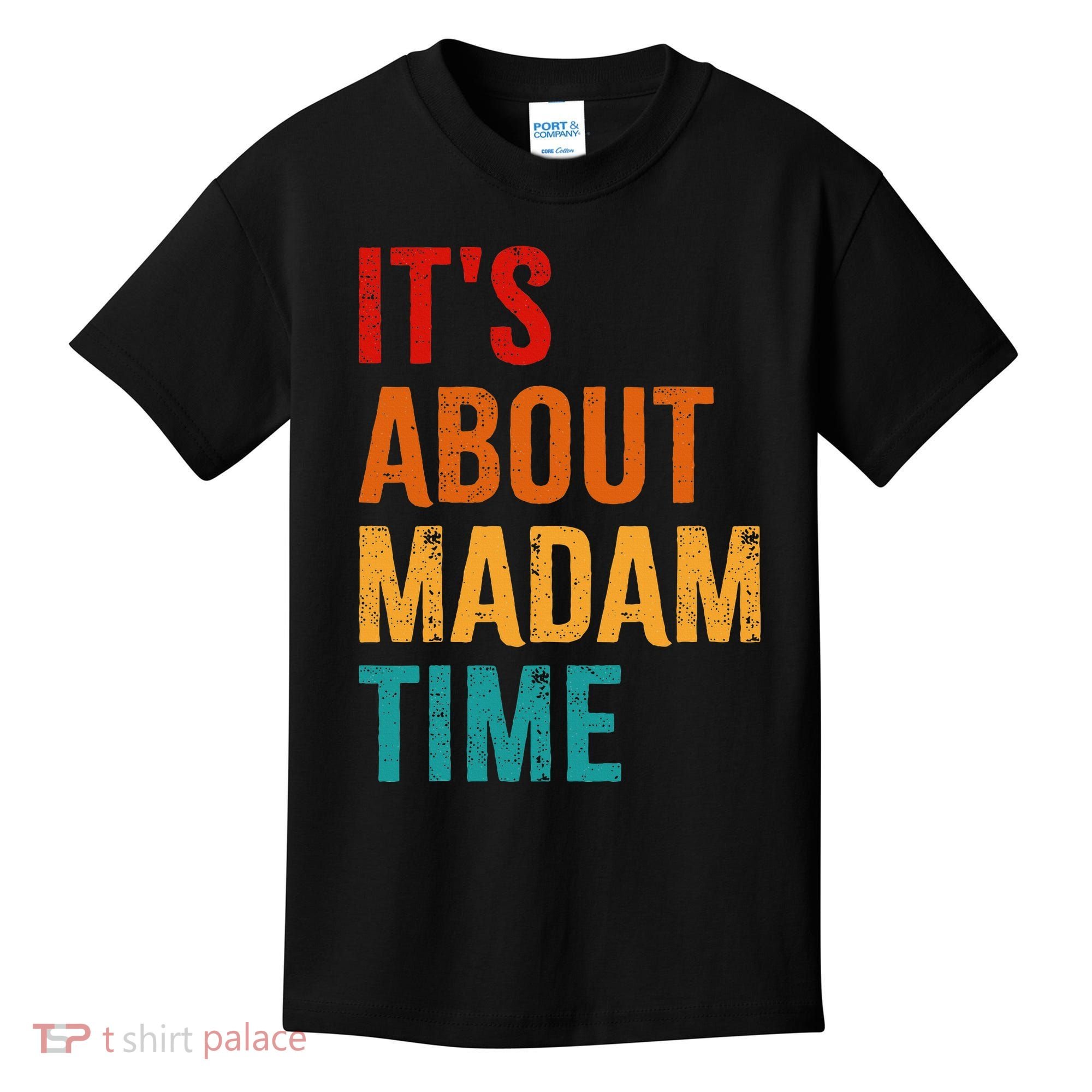 Retro ItS About Madam Time Kids T-Shirt
