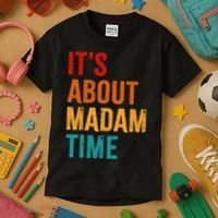 Retro ItS About Madam Time Kids T-Shirt thumb 3