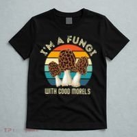 Retro I’M A FUNGI with GOOD MORELS Funny Morel Meme T-Shirt thumb 5