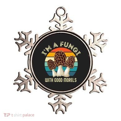 Retro I’M A FUNGI with GOOD MORELS Funny Morel Meme Ornament