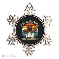 Retro I’M A FUNGI with GOOD MORELS Funny Morel Meme Ornament thumb 0