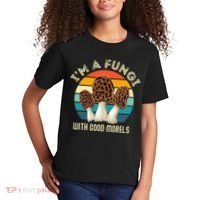 Retro I’M A FUNGI with GOOD MORELS Funny Morel Meme Kids T-Shirt thumb 2