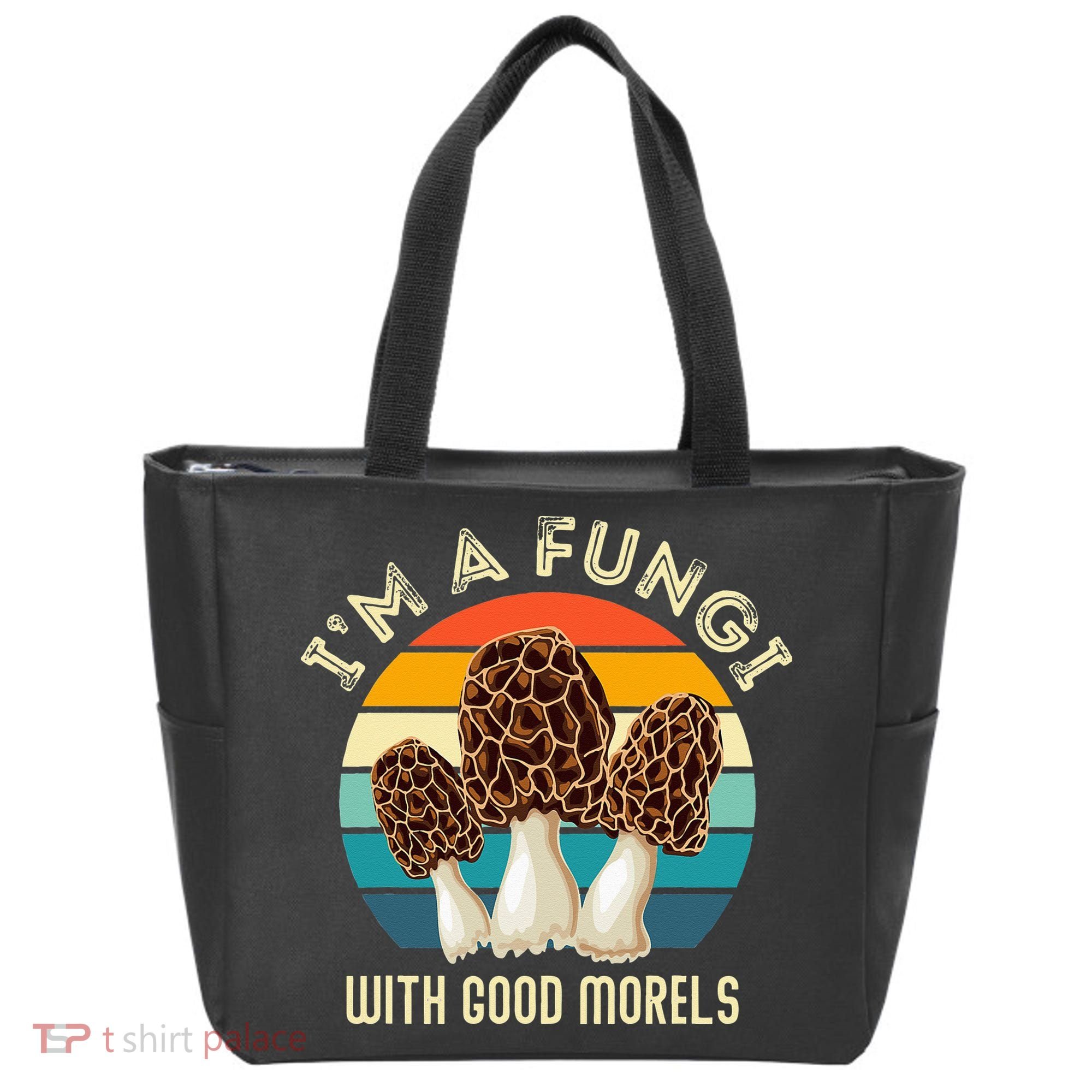 Retro I’M A FUNGI with GOOD MORELS Funny Morel Meme Tote Bag