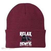 Relax ItS A Newfie Not A Freakin Bear Newfoundland Dog Beanie thumb 0