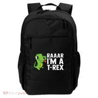 Raar I'm A T Rex Cute Funny Dinosaur Backpack thumb 0