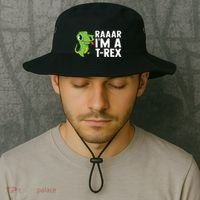 Raar I'm A T Rex Cute Funny Dinosaur Bucket Hat thumb 2
