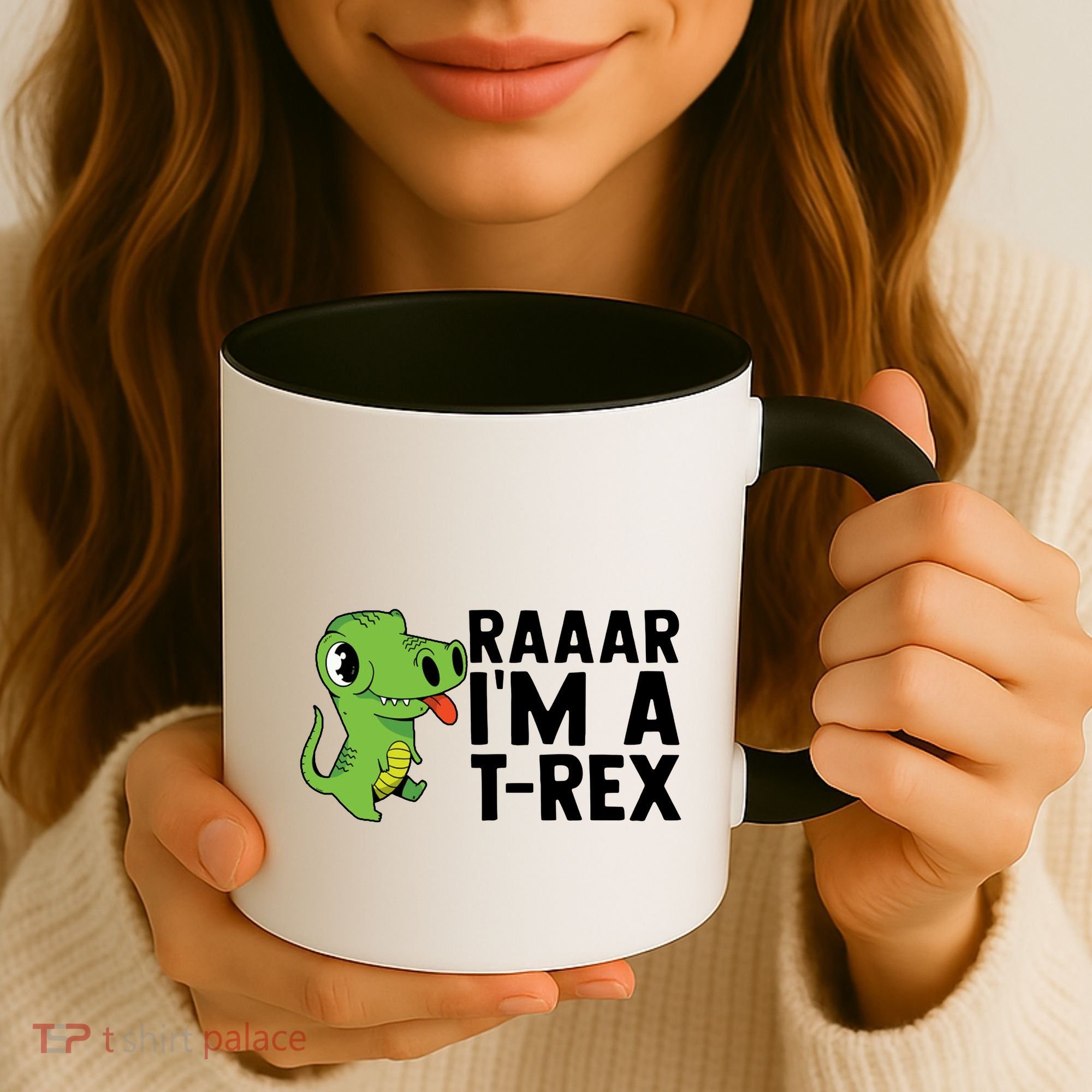 Raar I'm A T Rex Cute Funny Dinosaur Coffee Mug