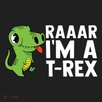 Raar I'm A T Rex Cute Funny Dinosaur Tumbler thumb 3