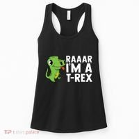 Raar I'm A T Rex Cute Funny Dinosaur Women's Tank Top thumb 0
