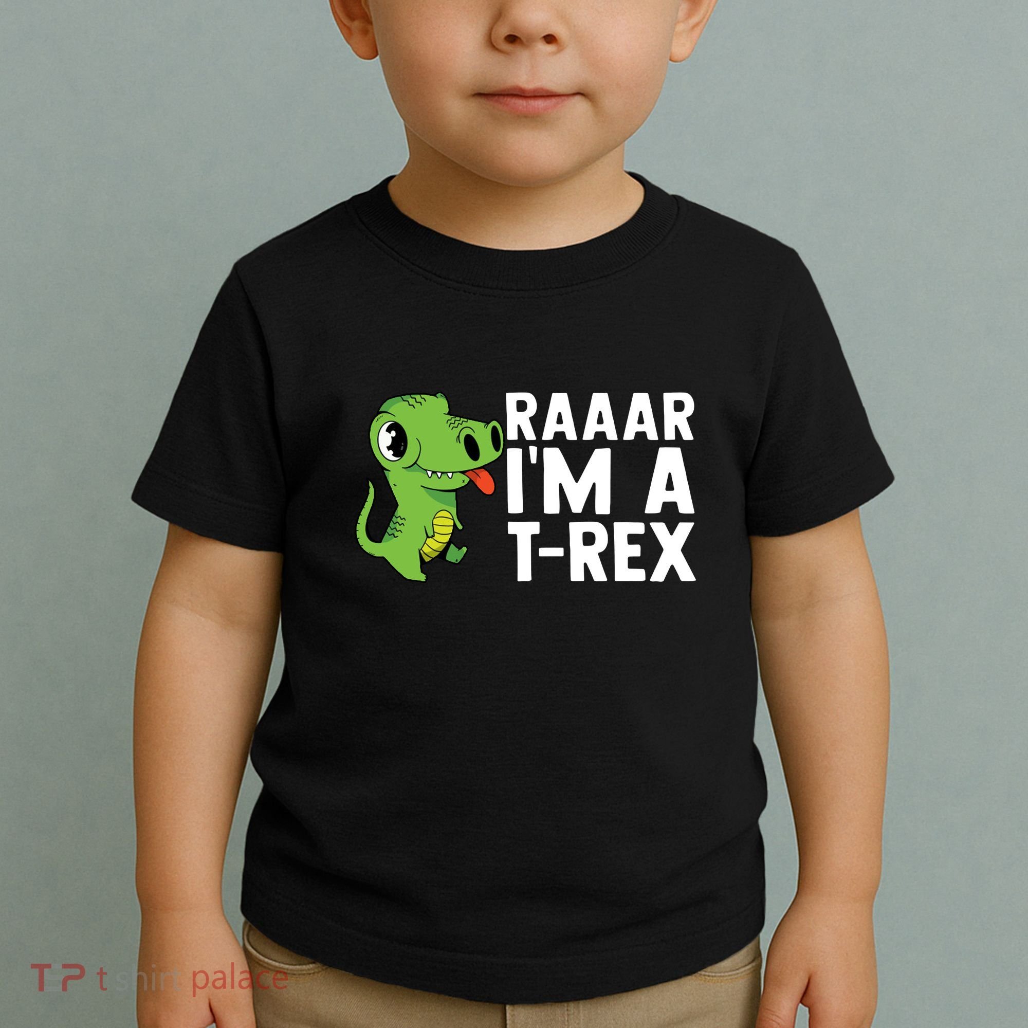 Raar I'm A T Rex Cute Funny Dinosaur Toddler T-Shirt