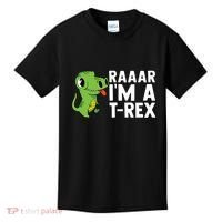 Raar I'm A T Rex Cute Funny Dinosaur Kids T-Shirt thumb 0