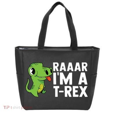 Raar I'm A T Rex Cute Funny Dinosaur Tote Bag
