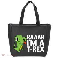 Raar I'm A T Rex Cute Funny Dinosaur Tote Bag thumb 0