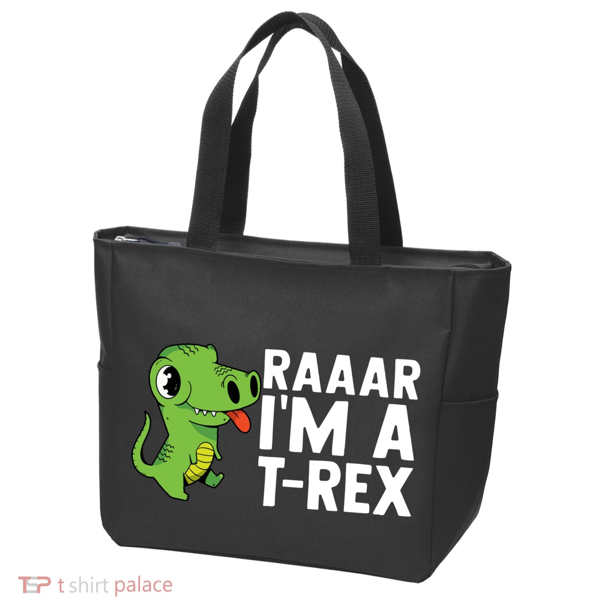 Raar I'm A T Rex Cute Funny Dinosaur Tote Bag