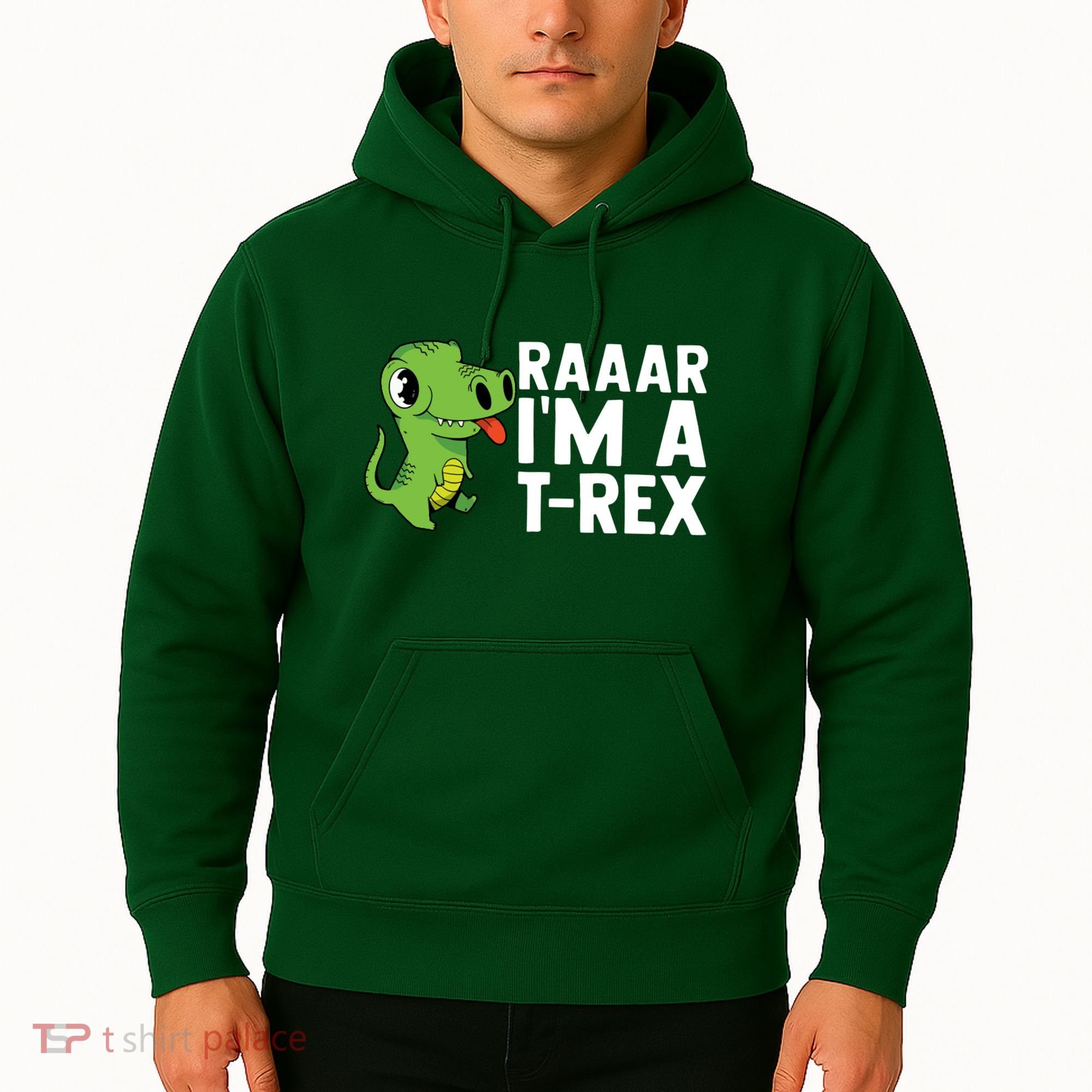 Raar I'm A T Rex Cute Funny Dinosaur Hoodie