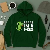 Raar I'm A T Rex Cute Funny Dinosaur Hoodie thumb 3
