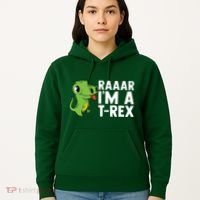 Raar I'm A T Rex Cute Funny Dinosaur Hoodie thumb 5