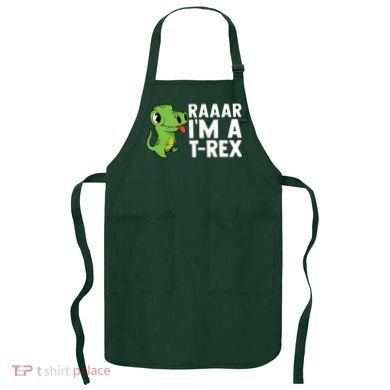 Raar I'm A T Rex Cute Funny Dinosaur Apron