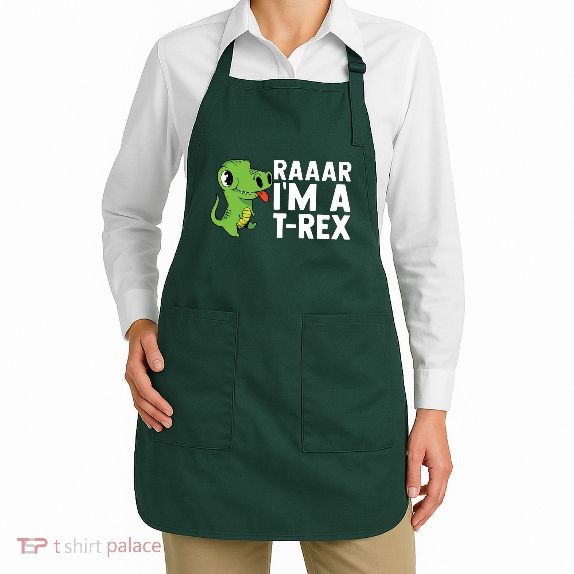 Raar I'm A T Rex Cute Funny Dinosaur Apron