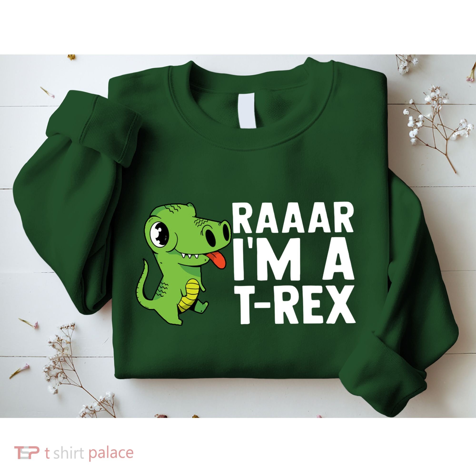 Raar I'm A T Rex Cute Funny Dinosaur Sweatshirt