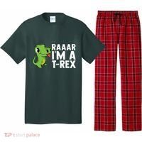 Raar I'm A T Rex Cute Funny Dinosaur Pajama Set thumb 0