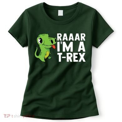 Raar I'm A T Rex Cute Funny Dinosaur Women's T-Shirt