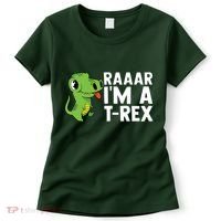 Raar I'm A T Rex Cute Funny Dinosaur Women's T-Shirt thumb 0