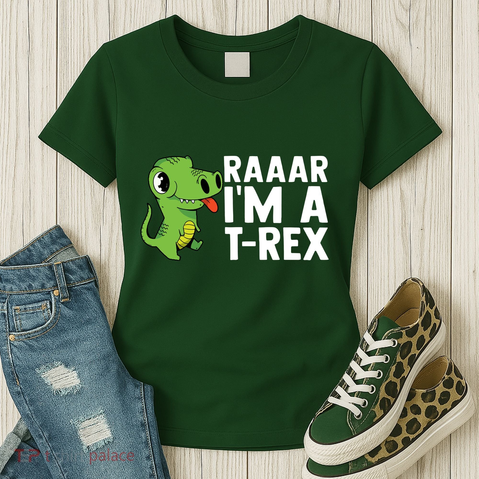 Raar I'm A T Rex Cute Funny Dinosaur Women's T-Shirt