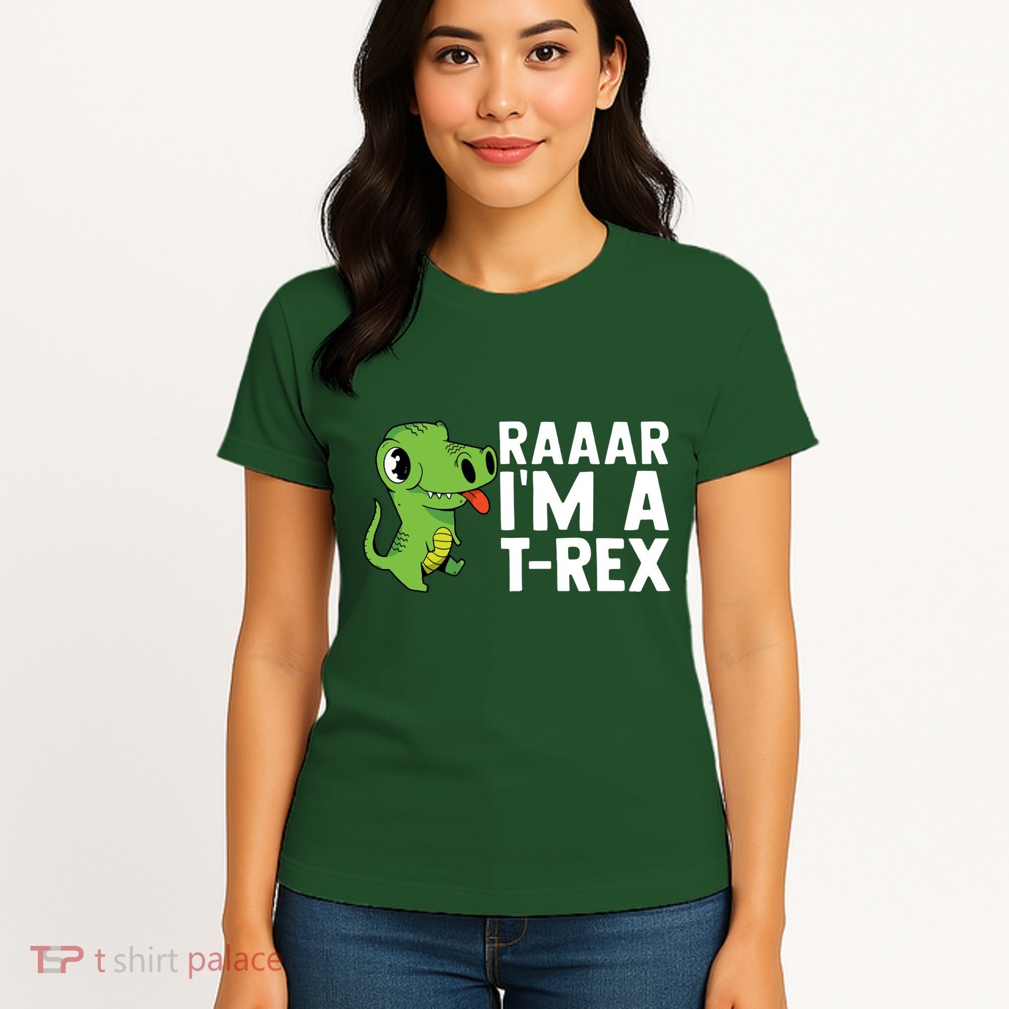 Raar I'm A T Rex Cute Funny Dinosaur Women's T-Shirt