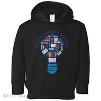 Reading Is Always A Good Idea Lightbulb Toddler Hoodie thumb 0