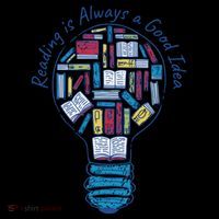 Reading Is Always A Good Idea Lightbulb Tote Bag thumb 4