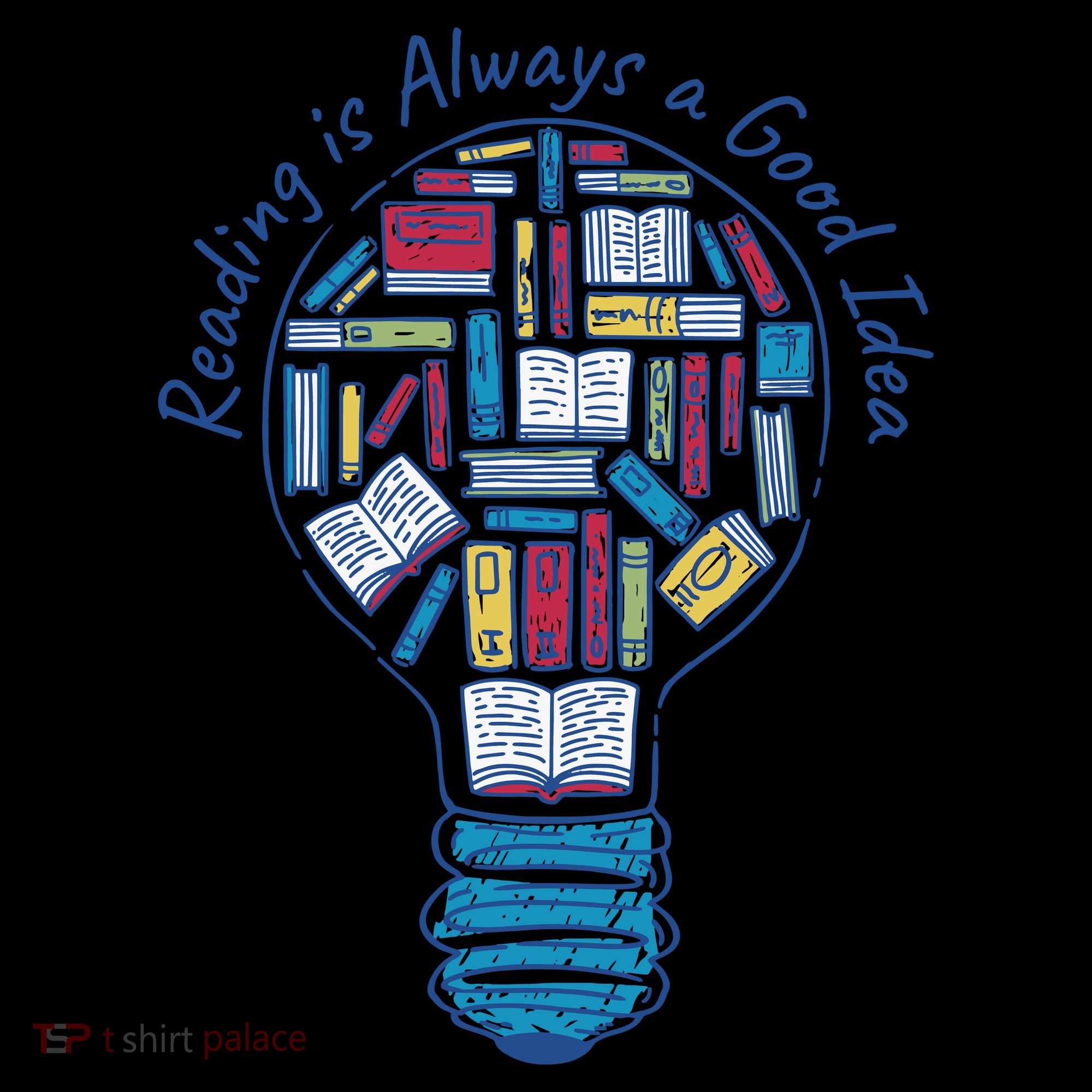 Reading Is Always A Good Idea Lightbulb Tote Bag