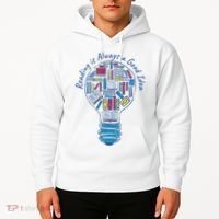 Reading Is Always A Good Idea Lightbulb Hoodie thumb 2