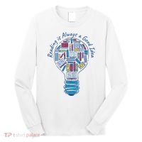 Reading Is Always A Good Idea Lightbulb Long Sleeve Shirt thumb 0