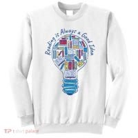 Reading Is Always A Good Idea Lightbulb Sweatshirt thumb 0