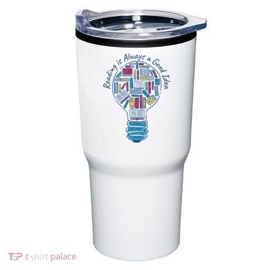 Reading Is Always A Good Idea Lightbulb Tumbler