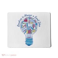 Reading Is Always A Good Idea Lightbulb Mousepad thumb 0