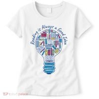Reading Is Always A Good Idea Lightbulb Women's T-Shirt thumb 0