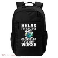 Relax Im A School Counselor Ive Seen Worse Counseling Backpack thumb 0