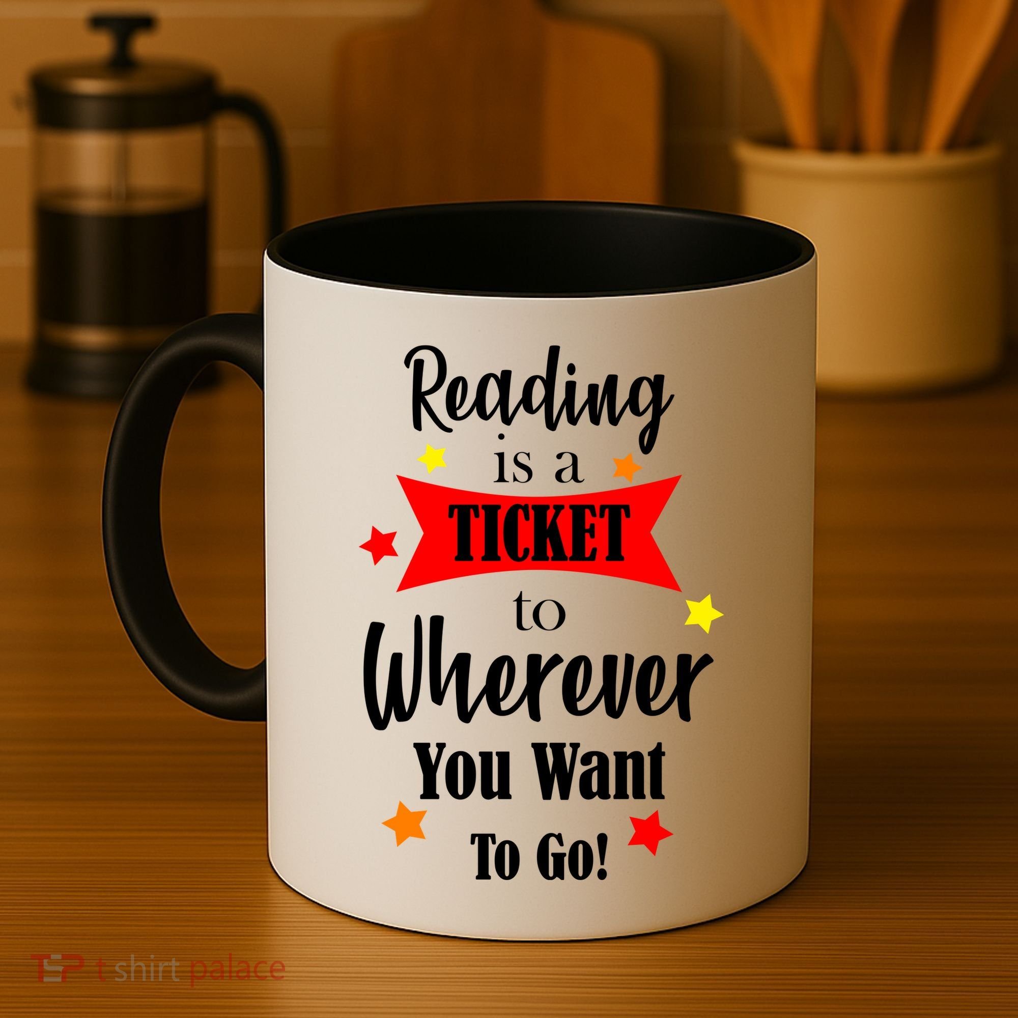 Reading Is A Ticket To Where Ever You Want To Go Coffee Mug